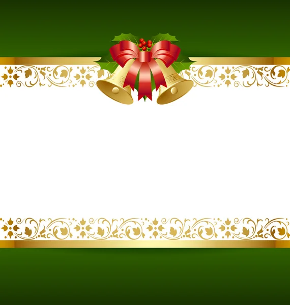 Різдвяна листівка шаблон — стоковий вектор