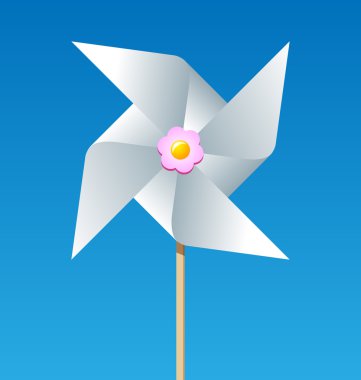 Paper pinwheel clipart