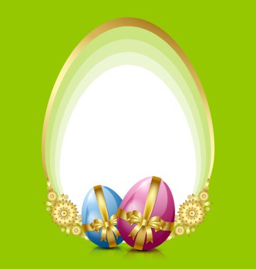 Easter eggs clipart