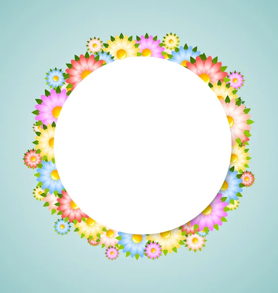 Modello di bolla di fiore — Vettoriale Stock