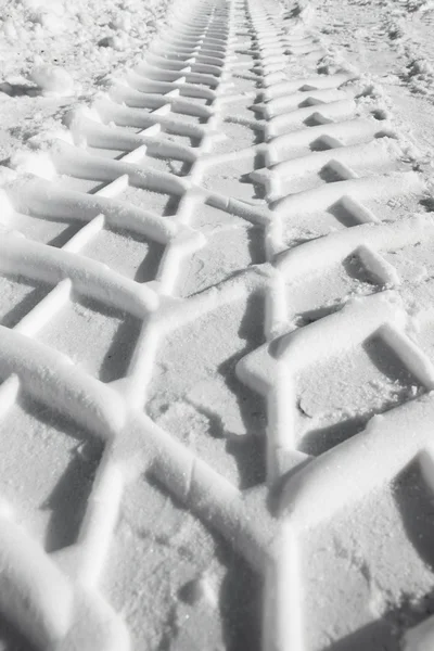 Winter tire pattern — Stock Photo, Image