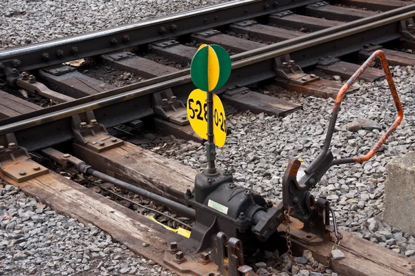Railway switch — Stock Photo, Image