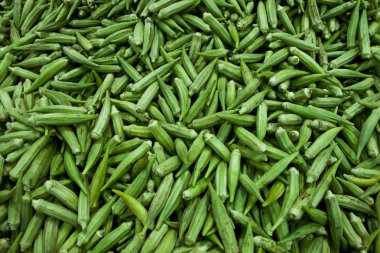 Okra background clipart