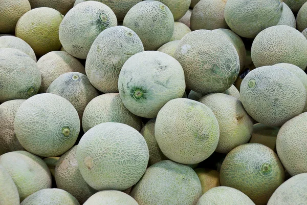 Honeydew melons raw background — Stock Photo, Image