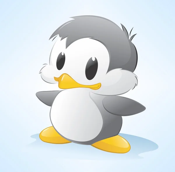 Cartoon Penguin — Stock Vector