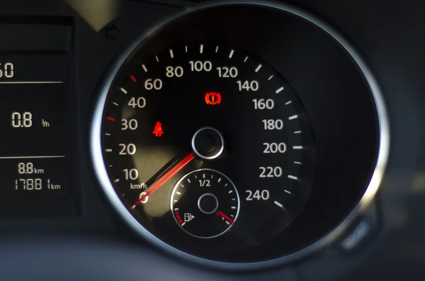 Blurred image of car instrument panel — Stock Photo, Image
