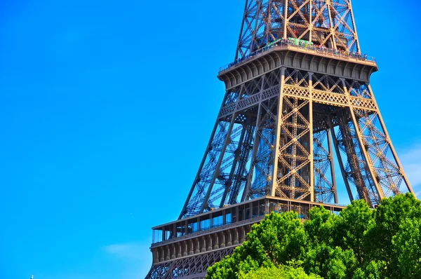 Vista de detalhes da Torre Eiffel — Fotografia de Stock