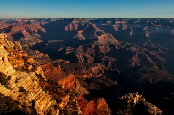 Grand canyon-zonsondergang — Stockfoto