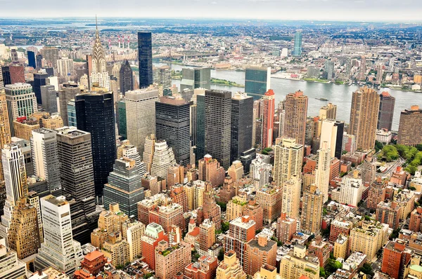 New Yorks skyskrapor skyline — Stockfoto