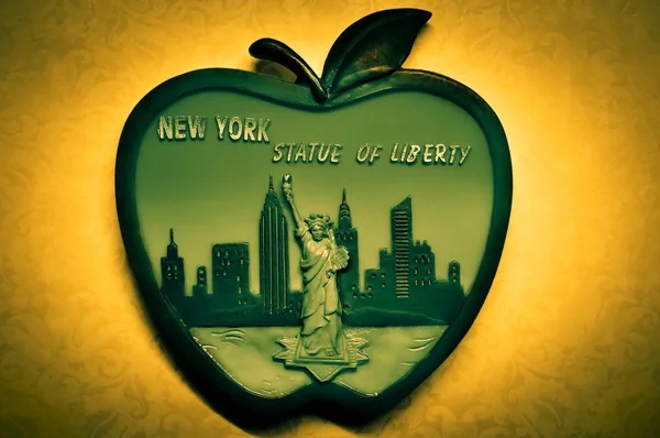 纽约大苹果图 — 图库照片