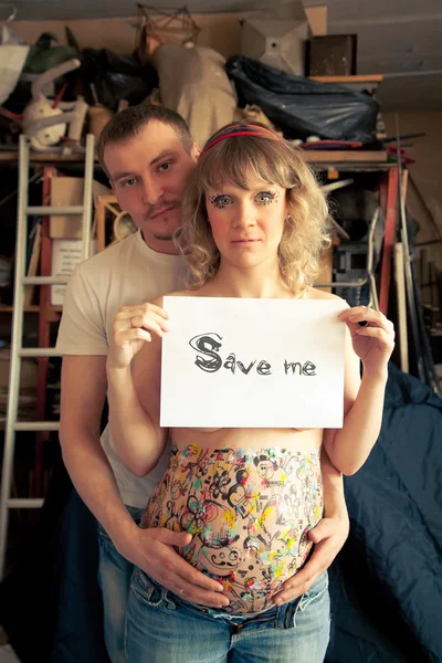 Save me — Stock Photo, Image