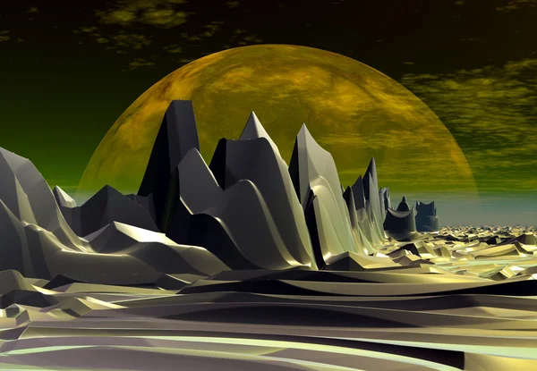 Mystic Alien Planet — Fotografie, imagine de stoc