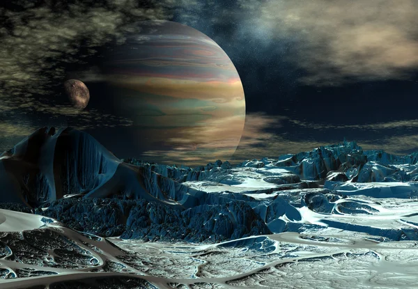 Außerirdischer Planet — Stockfoto