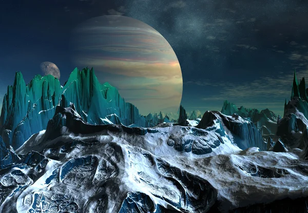 Planeta extraterrestre — Foto de Stock