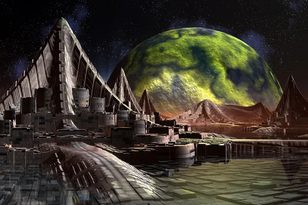 Чужая планета Хадара — стоковое фото