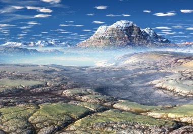 Digital Nature - Fantasy Landscape clipart