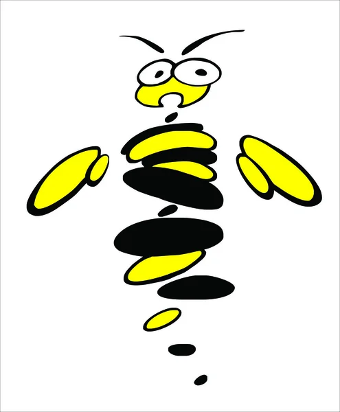 Abstracte wasp — Stockvector