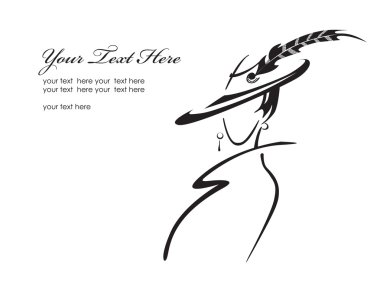 Fashion lady clipart