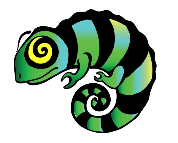 Chameleón — Stockový vektor