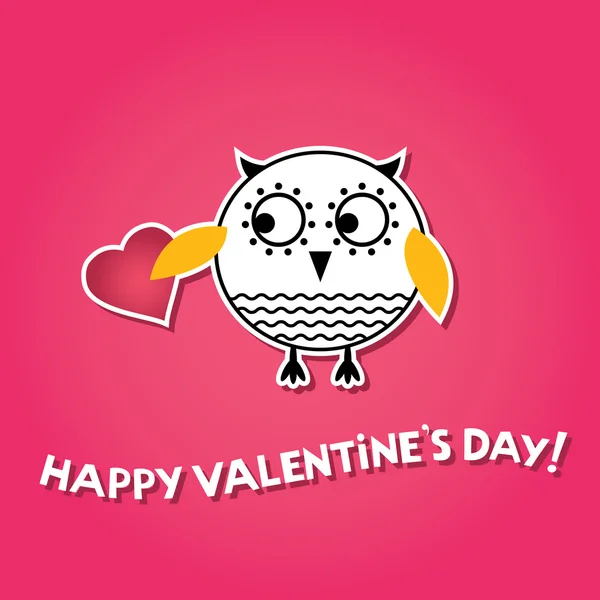 Valentine kärlek kort — Stock vektor