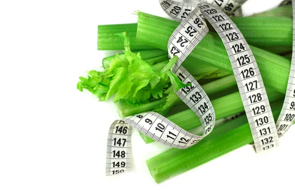 stock image Celery and measure tape