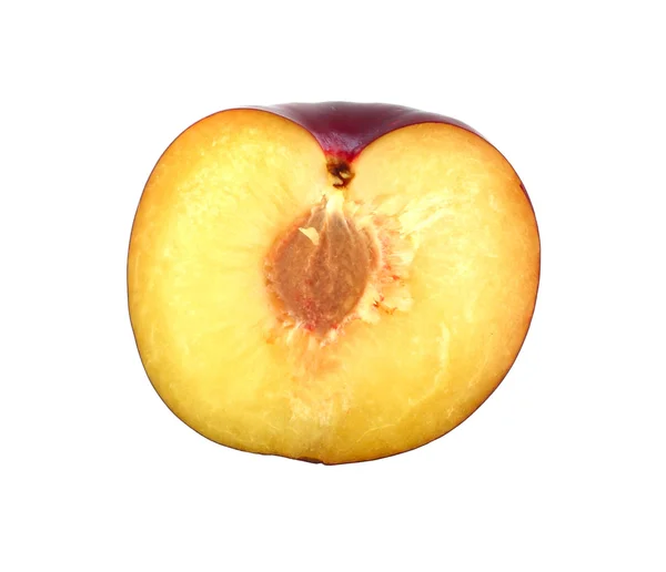 Half of plum — Stock Photo, Image