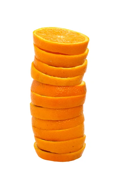 Bunt med apelsinskivor — Stockfoto