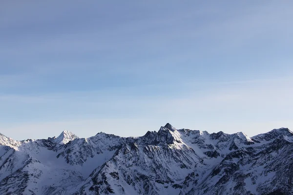 冬山 — 图库照片