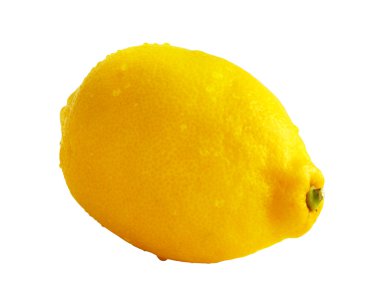 beyaz üzerine limon