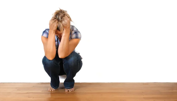 Depressed woman — Stock Photo, Image