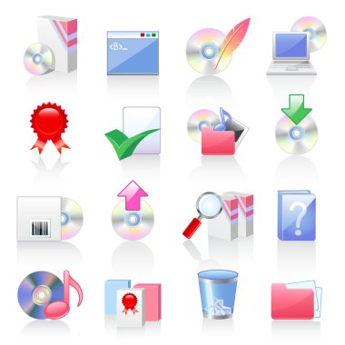 Software and application icons clipart