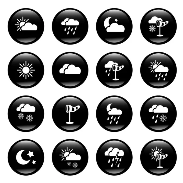 Weather icons Stock Vector by ©colorlife 35416321