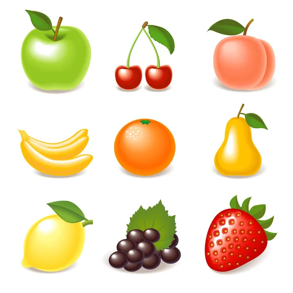 Φρούτα Ορισμόςεικονιδίου — Διανυσματικό Αρχείο