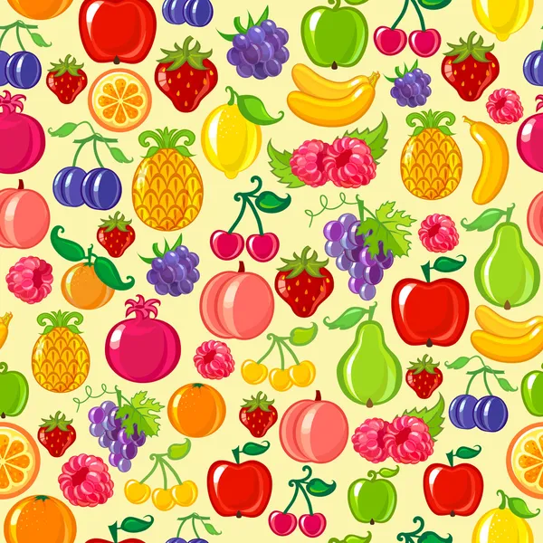 Fruit background — Stock Vector