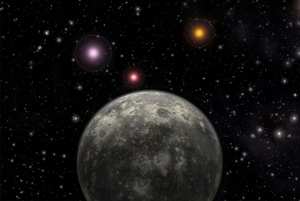 エイリアンの惑星太陽系外惑星 — ストック写真