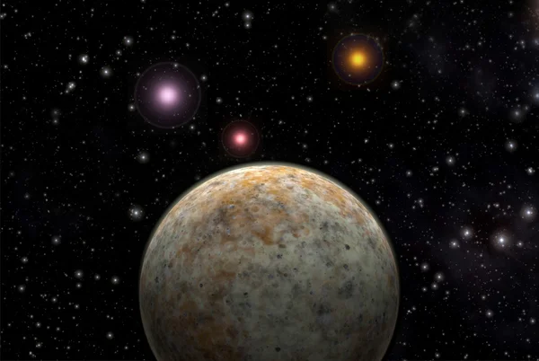 Exoplaneta planeta planeta alienígena — Fotografia de Stock