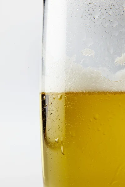 stock image Glass of beer over isolated background