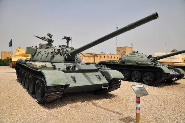 Tanque soviético T-55 . — Fotografia de Stock