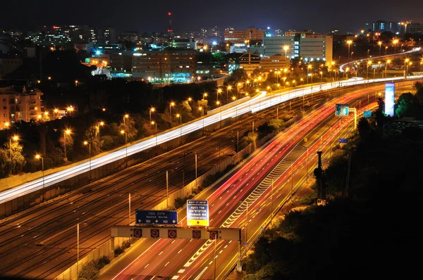 Tel-aviv snelweg. — Stockfoto