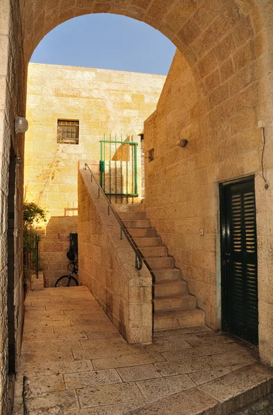 Vecchio cortile di Gerusalemme . — Foto Stock