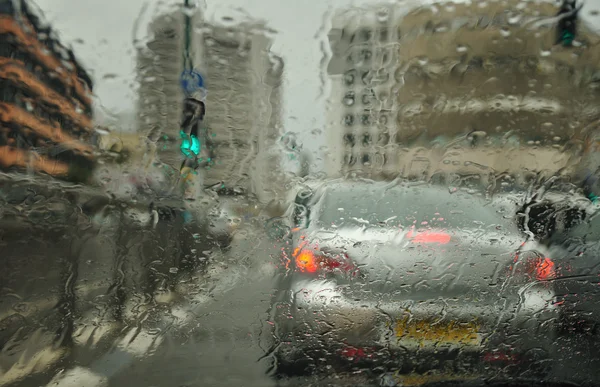 stock image Rainy city.