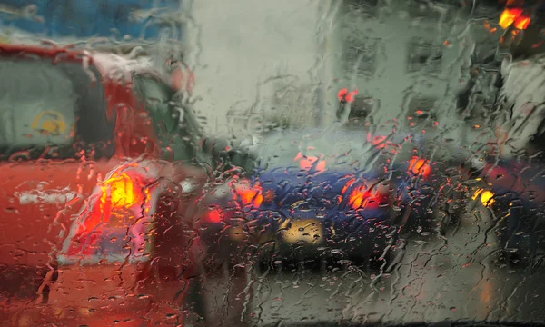 Stock image Rainy city.