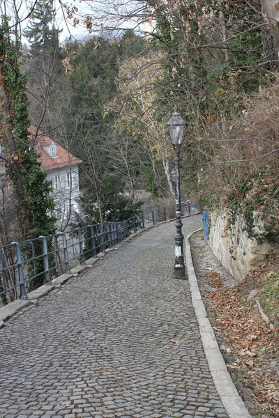Strossmayer promenady, Zagrzeb, Chorwacja — Zdjęcie stockowe