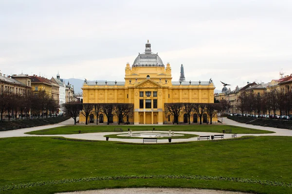 O Pavilhão de Arte em Zagreb — Fotografia de Stock