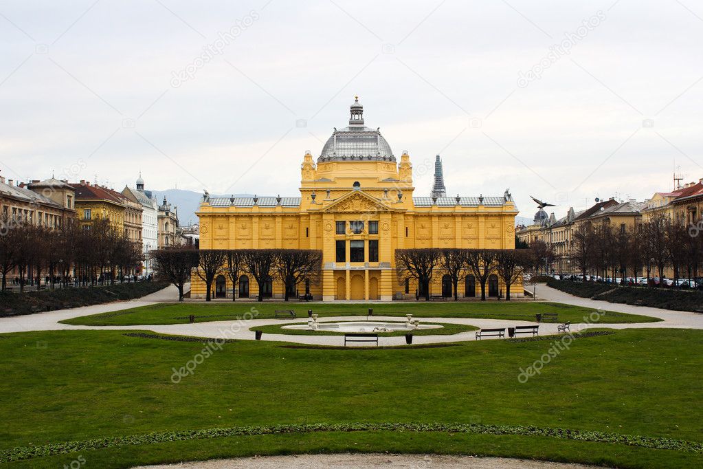 The Art Pavilion in Zagreb