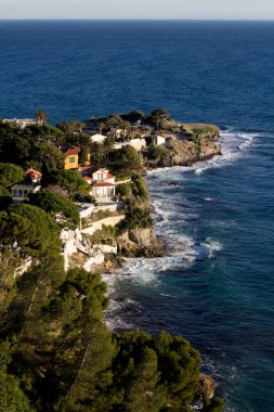 The Coast Along The Cote d'Azur In France clipart