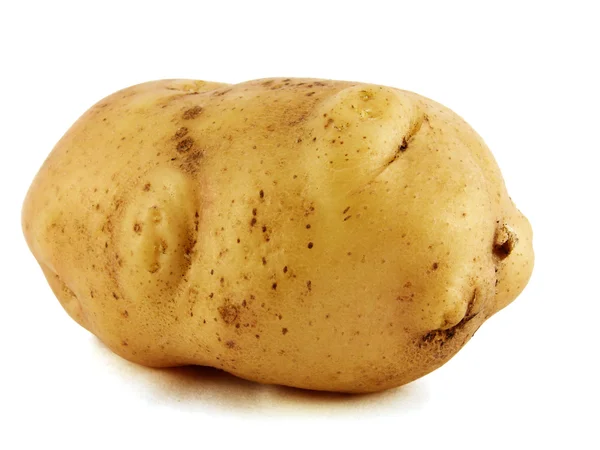 Batatas em um fundo branco. — Fotografia de Stock