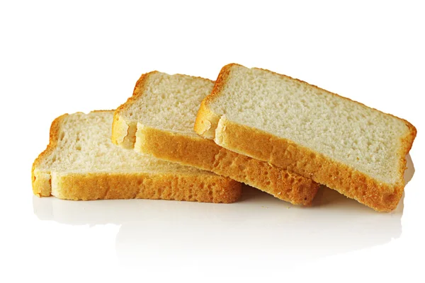 stock image Bread on a white background.