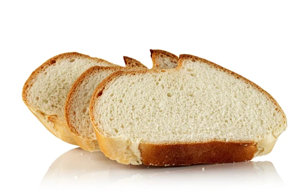 Bröd på en vit bakgrund. — Stockfoto