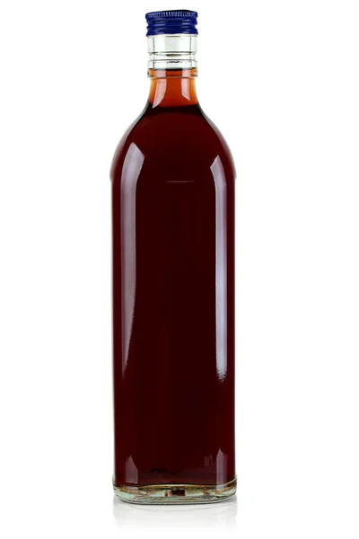 Bottiglia di vetro con alcol . — Foto Stock